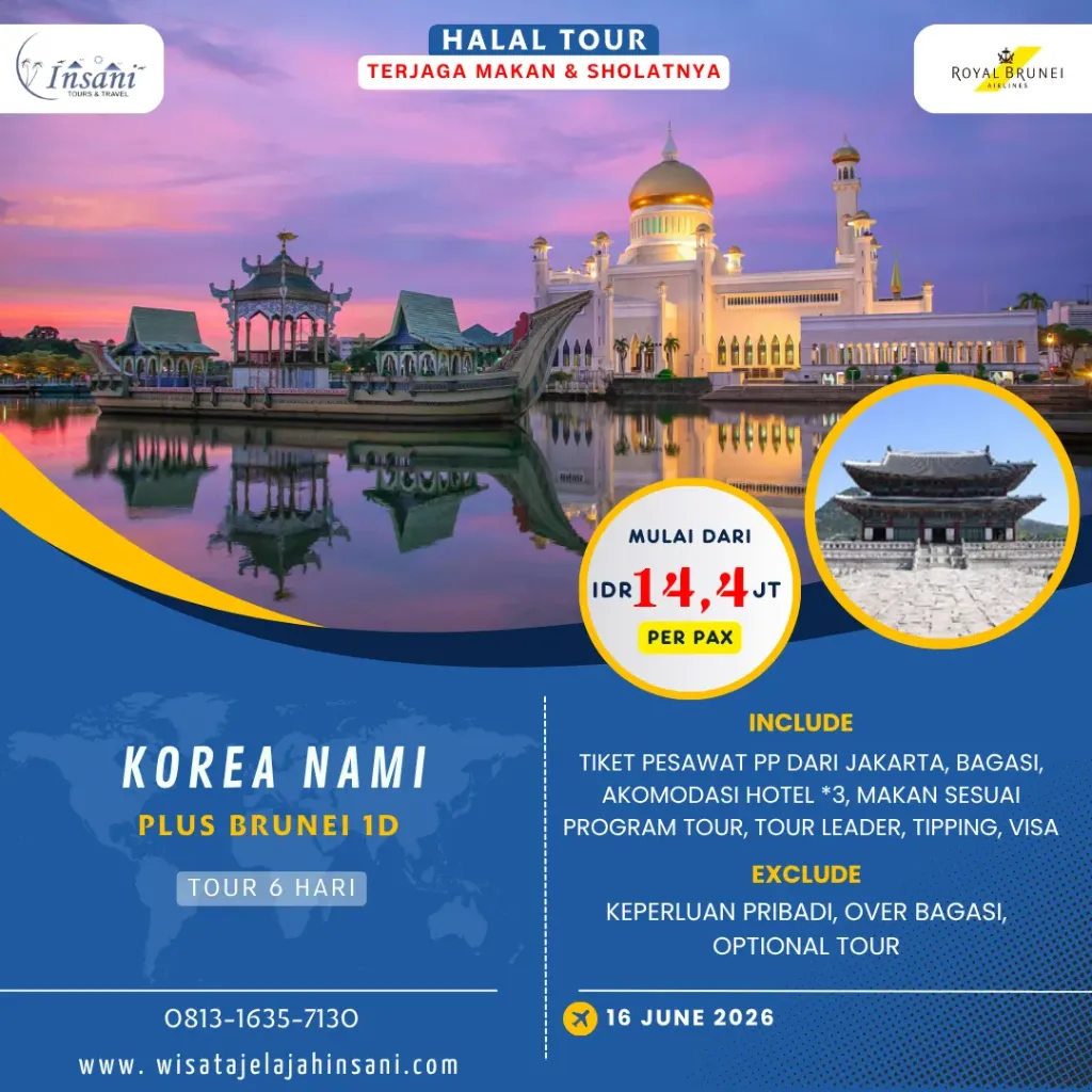 KOREA NAMI PLUS BRUNEI 6D JUNE